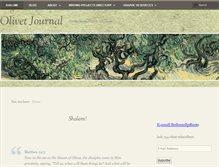 Tablet Screenshot of olivetjournal.com